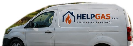 Ilustrační firemní dodávka HELPGAS