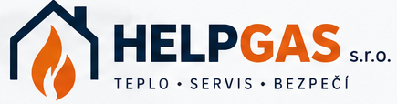 Logo HELPGAS s.r.o. – teplo, servis, bezpečí